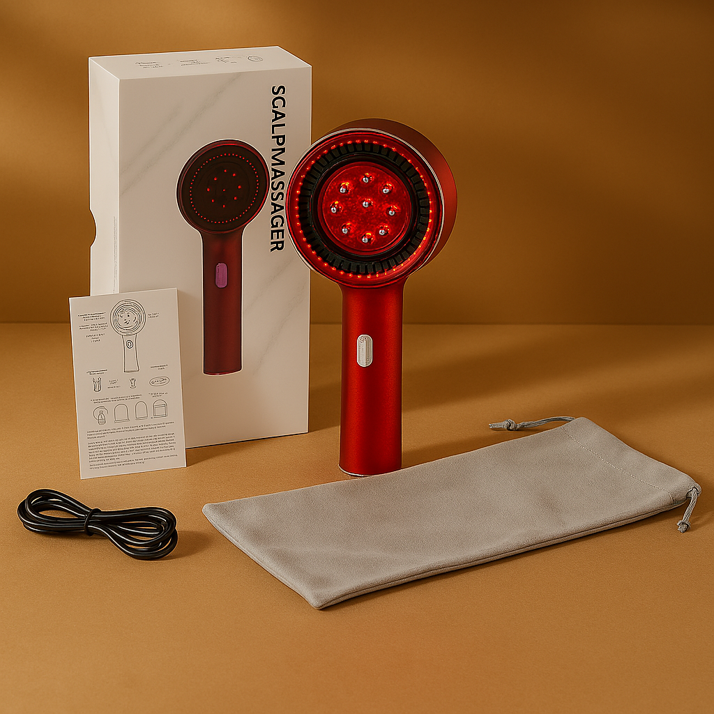 Hewso ScalPro Hair Spa Massager with Red Light