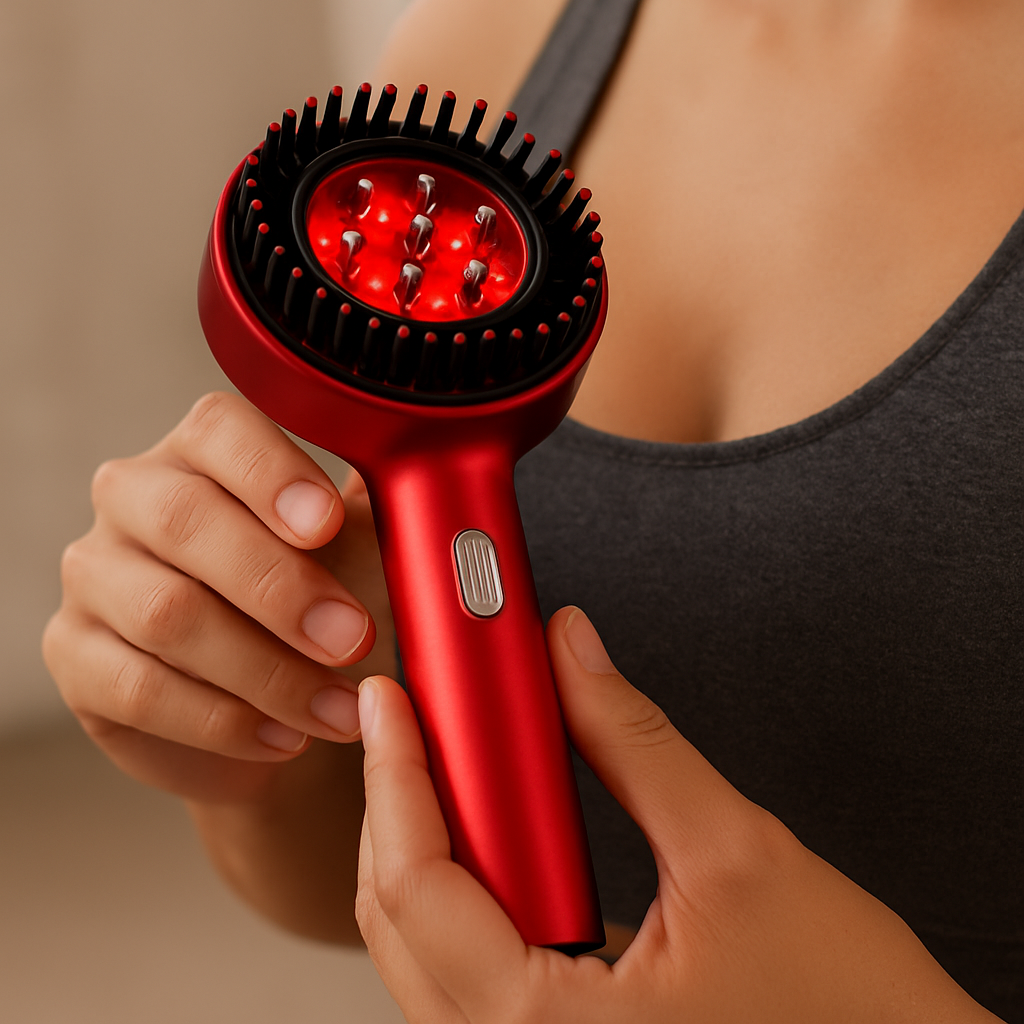 Hewso ScalPro Hair Spa Massager with Red Light