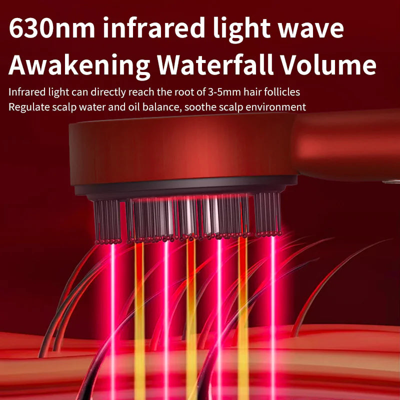 Hewso ScalPro Hair Spa Massager with Red Light